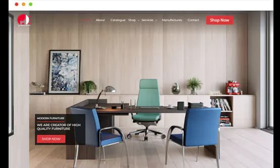 Mefurn website by Saintcode