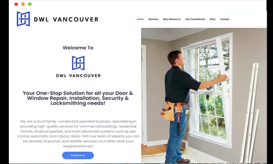 DWL Vancouver website by Saintcode